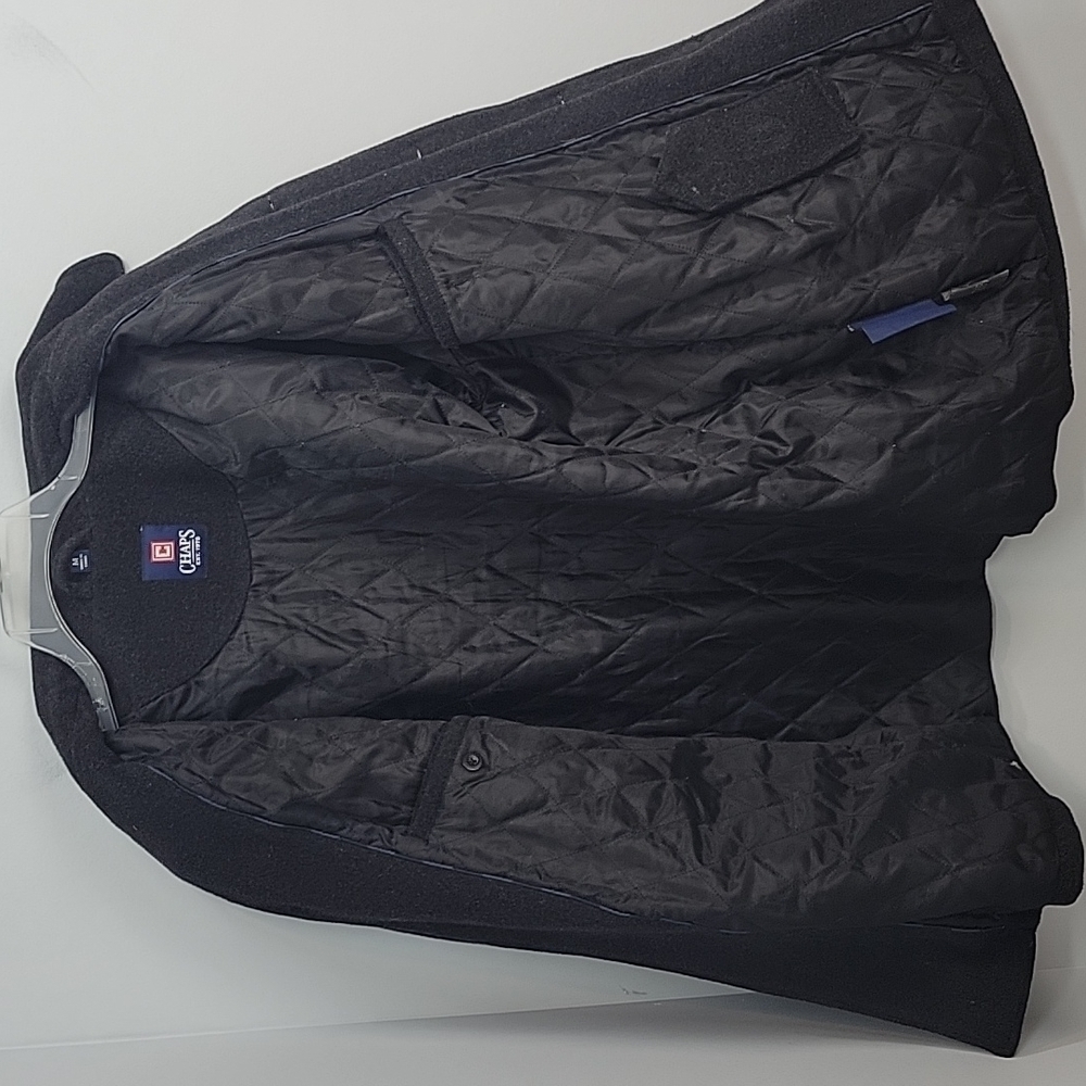 Chaps Charcoal Gray Wool Coat - image 5